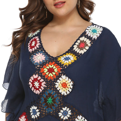 Dames Élégante Robe de Plage Kimono Chic und Stil