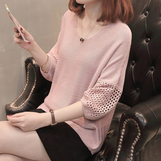 Pull en tricot pour femmes avec motifs ajourés décoratifs et coupe décontractée Chic und Stil