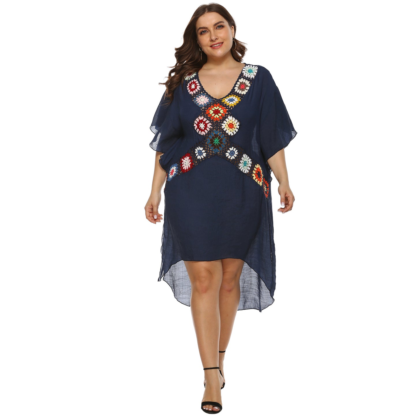 Dames Élégante Robe de Plage Kimono Chic und Stil