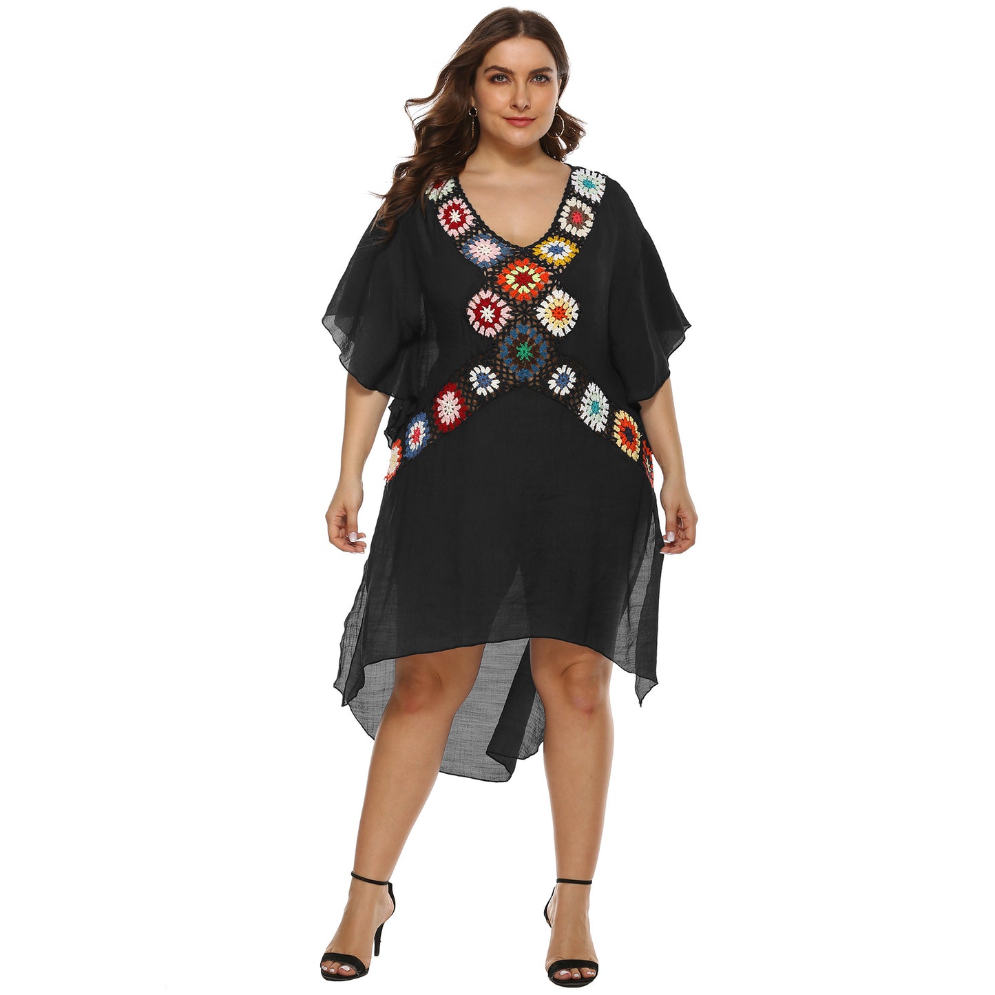 Dames Élégante Robe de Plage Kimono Chic und Stil
