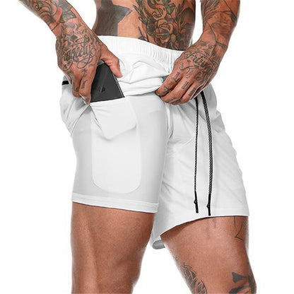 Shorts de sport multifonctionnels pour hommes avec short intégré et poches pratiques Chic und Stil