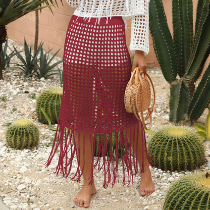 Dames Chic Jupes de Plage au Crochet Chic und Stil