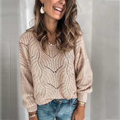 Dames Pull en grosse maille avec motif de tresses créatif Chic und Stil