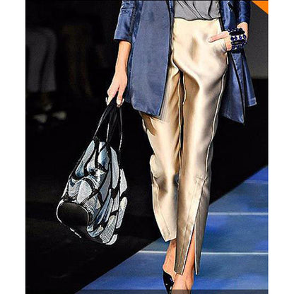 Pantalons ajustés pour femmes, longueur cheville avec détail fente chic Chic und Stil