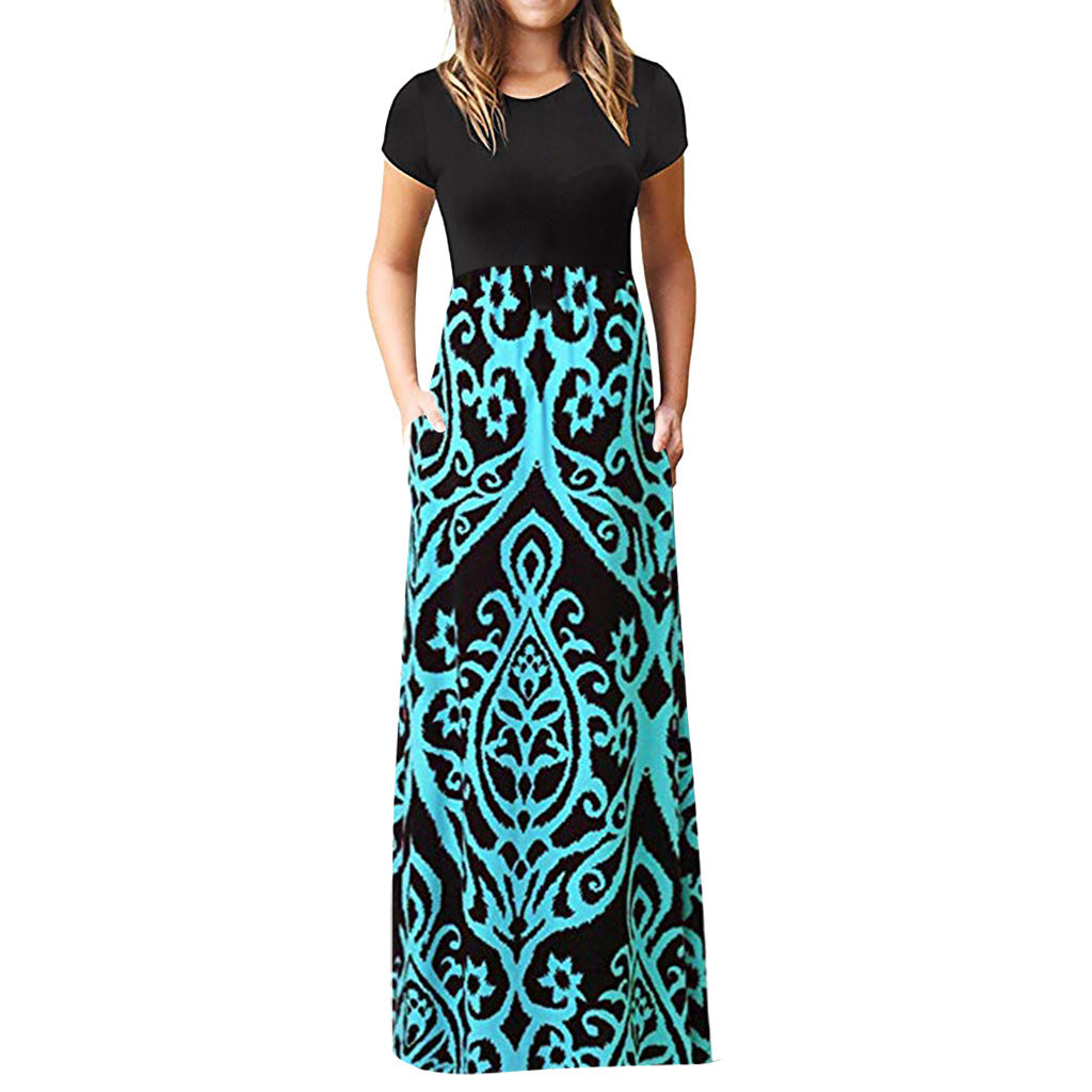 Robe maxi pour femme avec poches Chic und Stil
