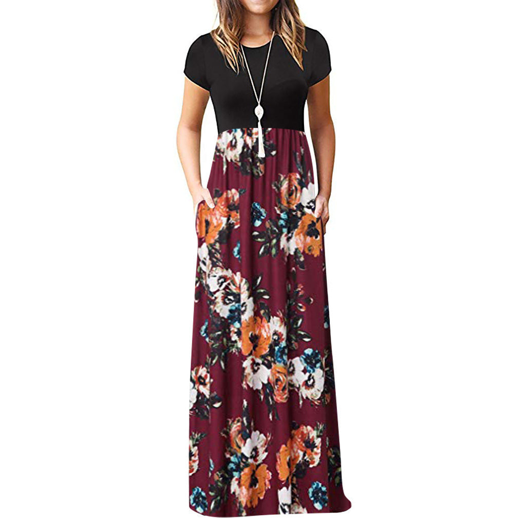 Robe maxi pour femme avec poches Chic und Stil