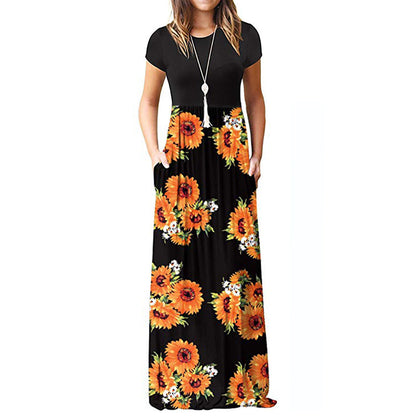 Robe maxi pour femme avec poches Chic und Stil