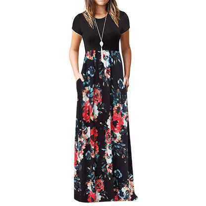 Robe maxi pour femme avec poches Chic und Stil