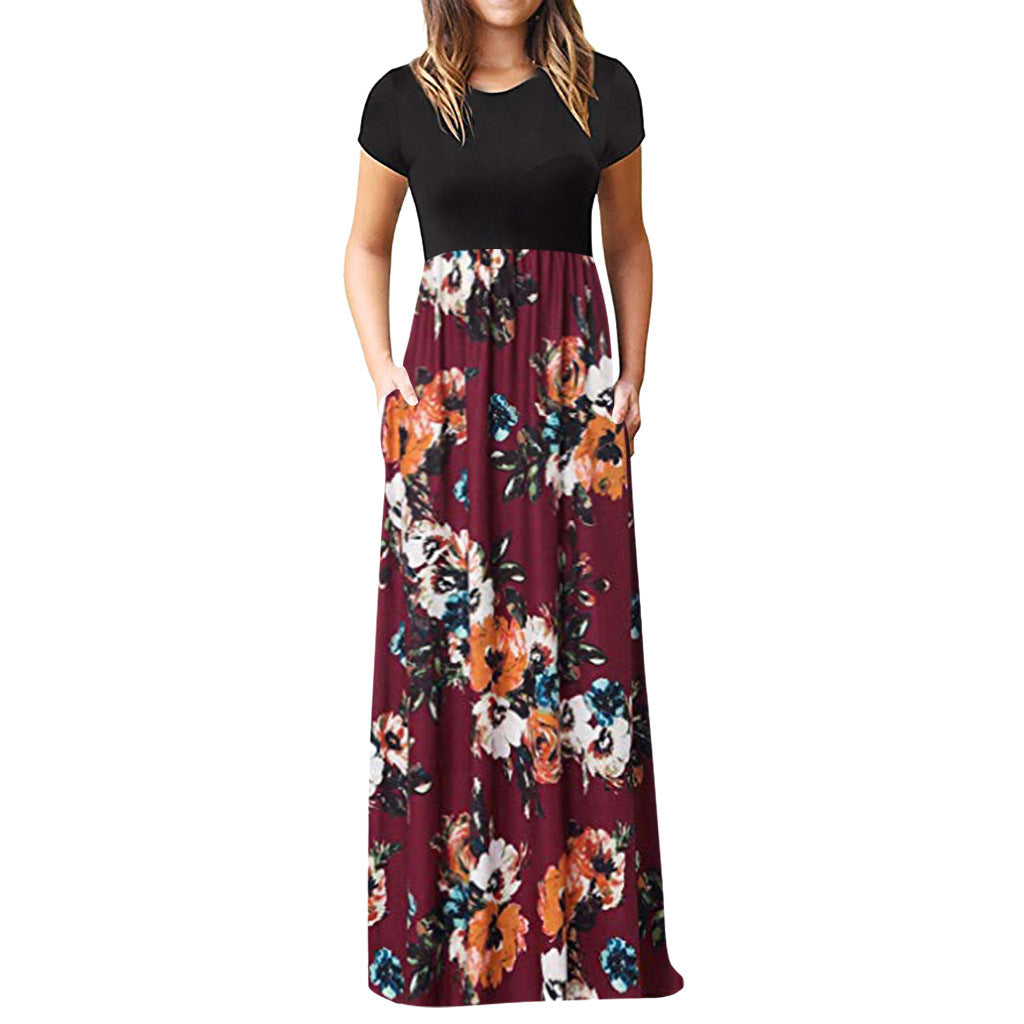 Robe maxi pour femme avec poches Chic und Stil