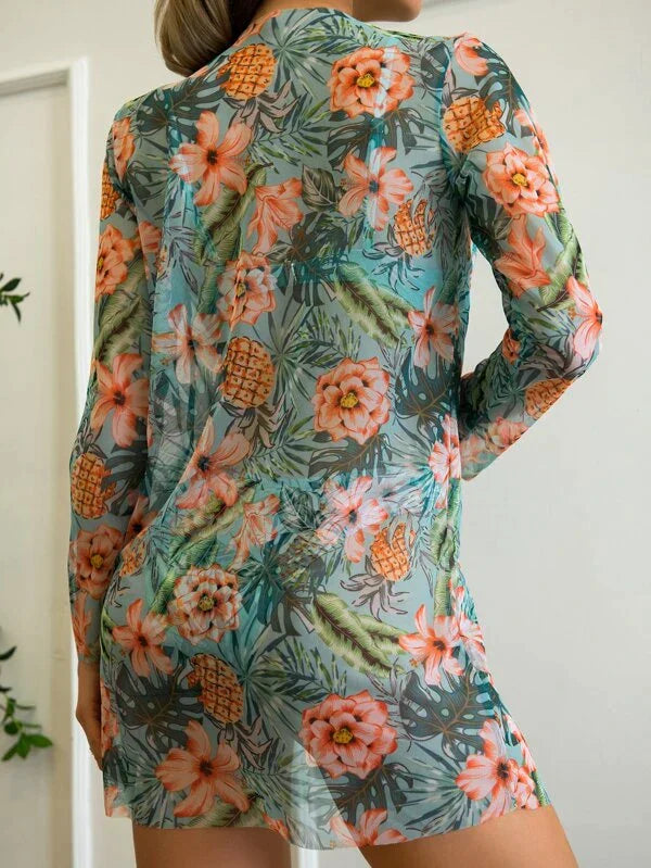 Chic und Stil-In-1-Bikini-Set with Floral Pattern (Bestseller)