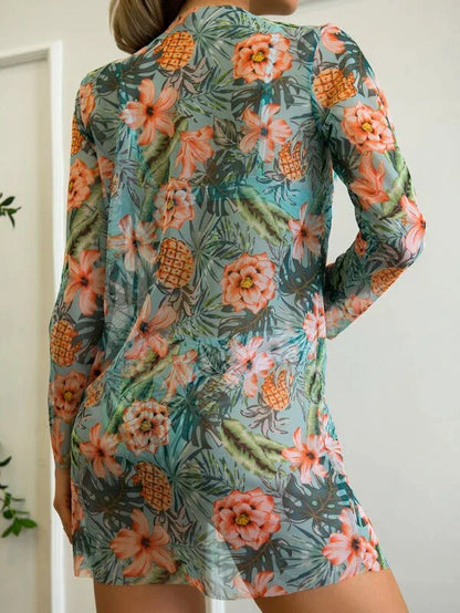 Chic und Stil-In-1-Bikini-Set with Floral Pattern (Bestseller)