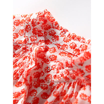 Robe maxi à imprimé floral pour femmes Chic und Stil