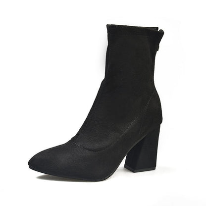 Bottes élégantes pour dames avec un confortable talon bloc Chic und Stil