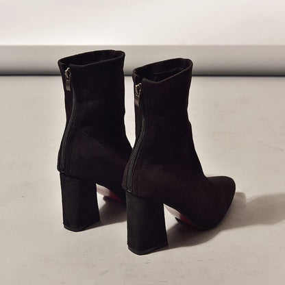 Bottes élégantes pour dames avec un confortable talon bloc Chic und Stil