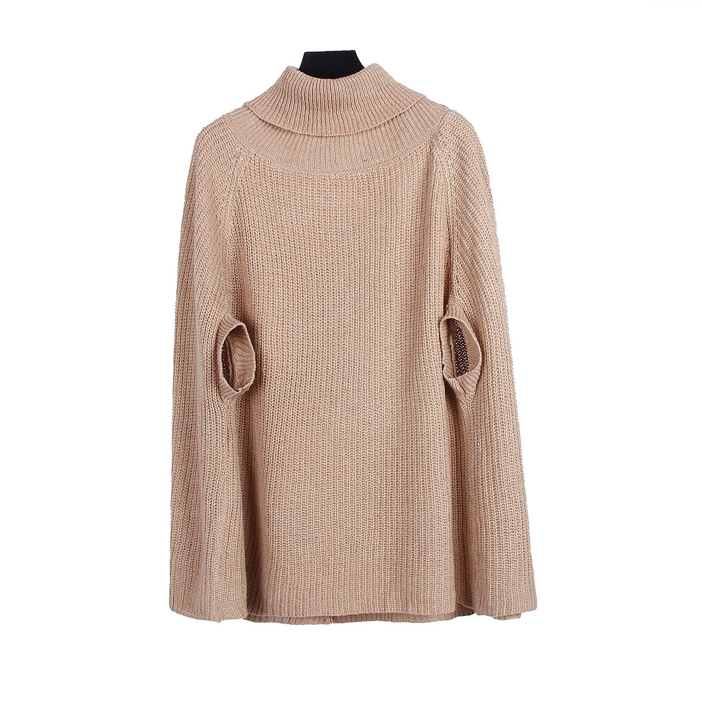 Pull-over cape pour femmes avec un design structuré et une coupe ample Chic und Stil