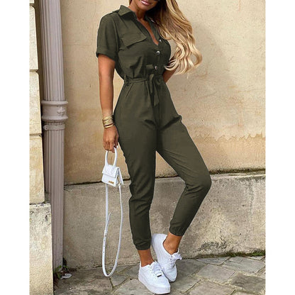 Chic and Stylish Women's Utility Jumpsuit