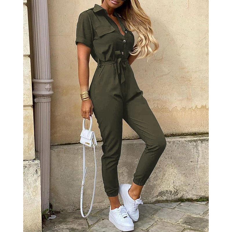Chic and Stylish Women's Utility Jumpsuit