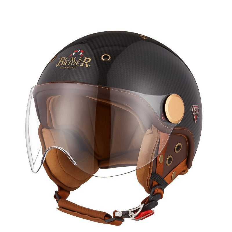 Casque de Moto en Fibre de Carbone