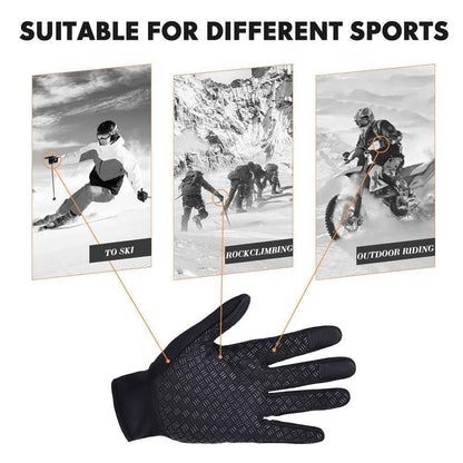 Chic und Stil | Gants Thermiques Chauds Cyclisme Course Conduite