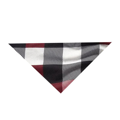 Chic und Stil | "Christmas With My Clan" Pattern Ⅱ - Red&Black&White Matching Checkered Pajama Pants