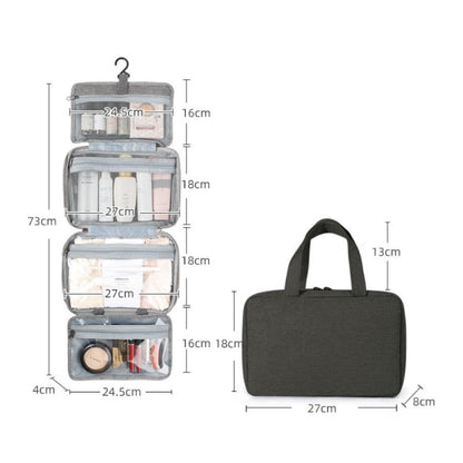 Chic and Style | Perfect for Travel - Women's Toiletry Bag with Hanging Hook