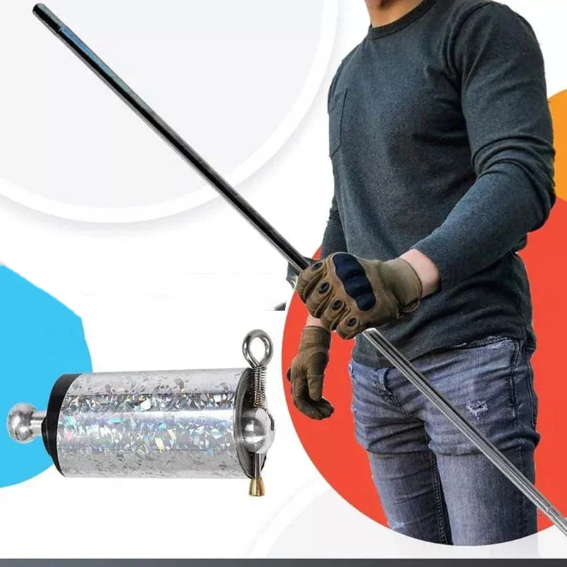 ChicundStil | Bâton métallique portable pour l'autodéfense et les tours de magie