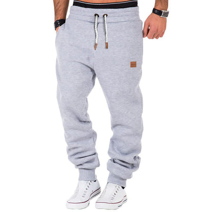 Chic und Stil | Men's Comfort Jogging Pants - Soft Fleece & Elastic Waist