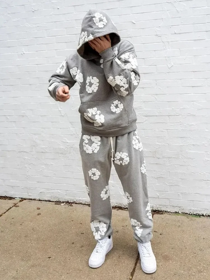 Chic and Style | Tracksuit - Floral Hoodie