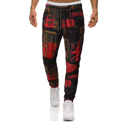 Men's sports pants with unique pattern Chic and Style