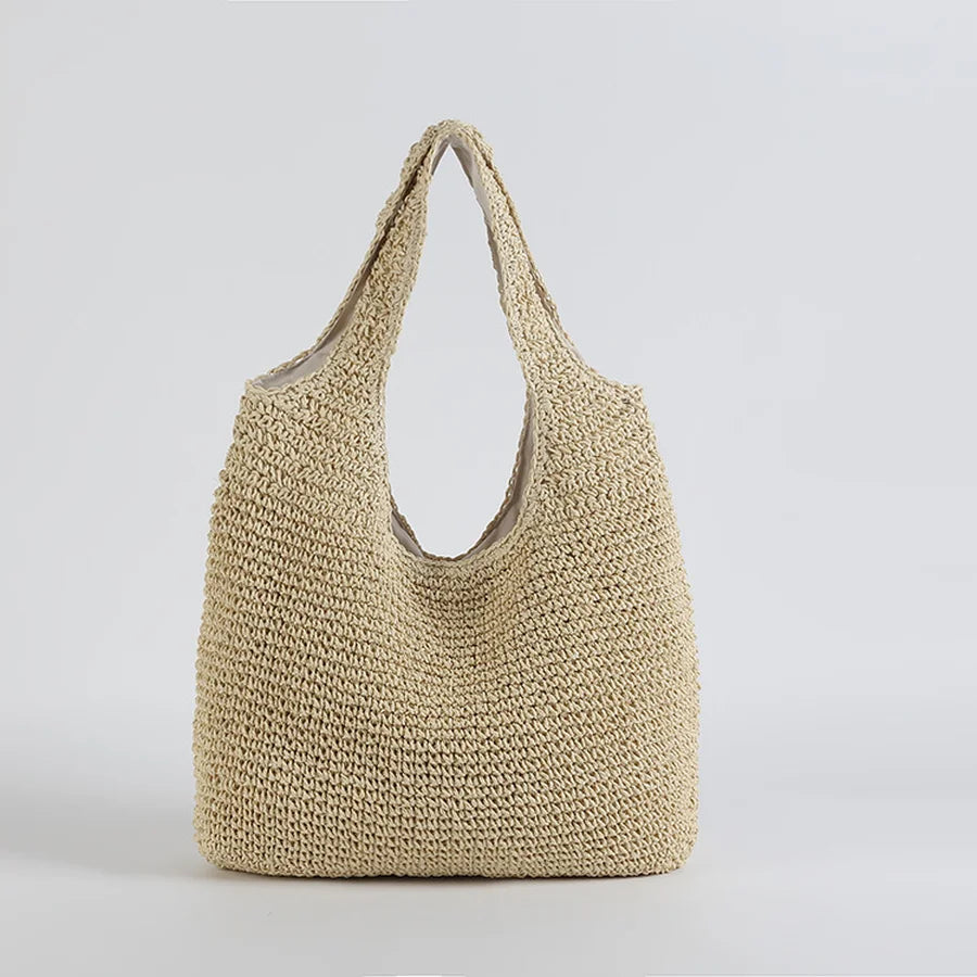 Chic und Stil | Elegant Straw Beach Bag