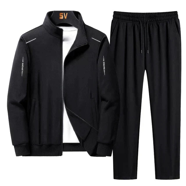 Chic und Stil | Sports set - Comfortable set with sports jacket and elastic pants for everyday use