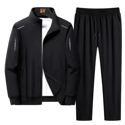 Chic und Stil | Sports set - Comfortable set with sports jacket and elastic pants for everyday use