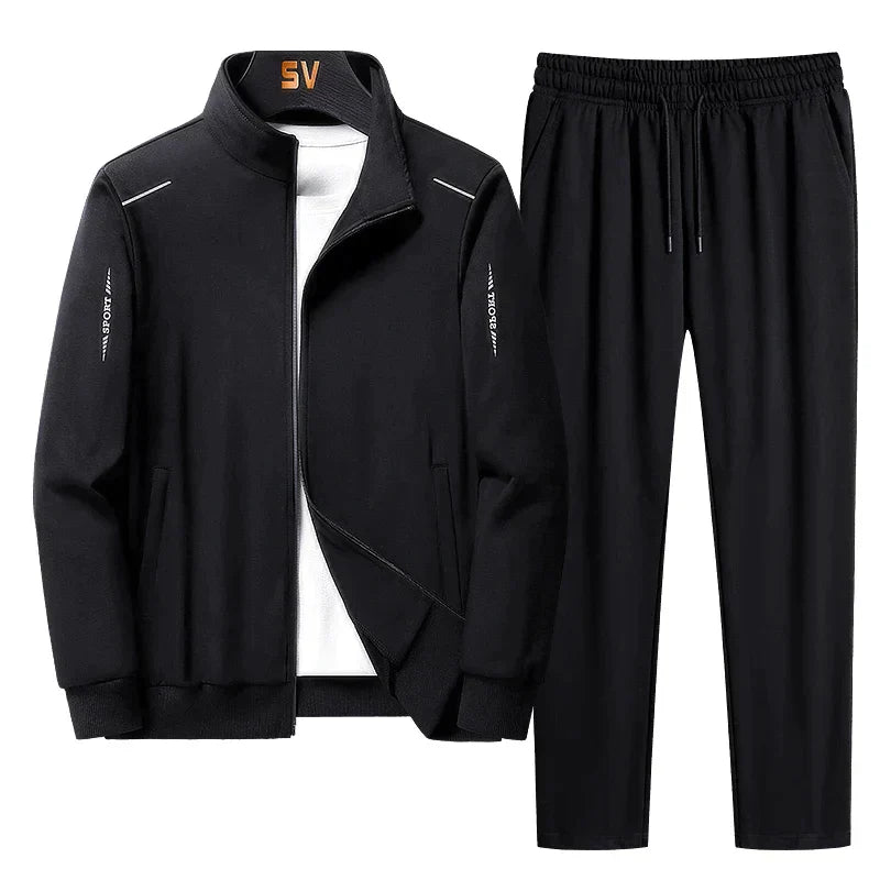 Chic und Stil | Sports set - Comfortable set with sports jacket and elastic pants for everyday use