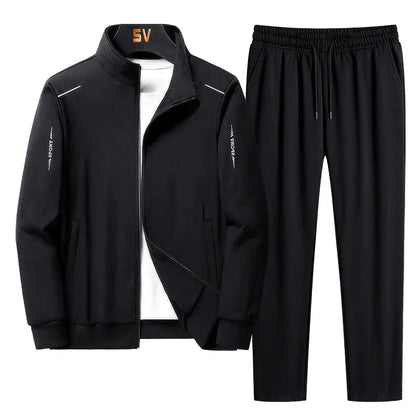 Chic und Stil | Sports set - Comfortable set with sports jacket and elastic pants for everyday use