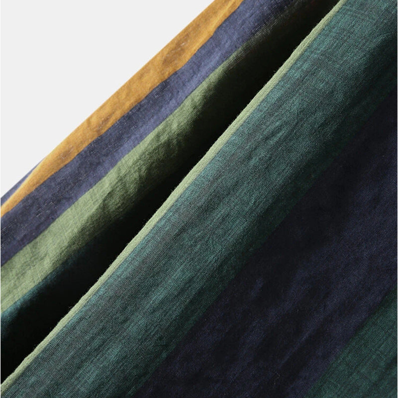 Chemise à manches longues pour hommes avec un motif rayé accrocheur et une coupe moderne Chic und Stil