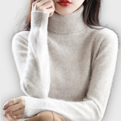Chic und Stil | Cashmere Roll Neck Sweater