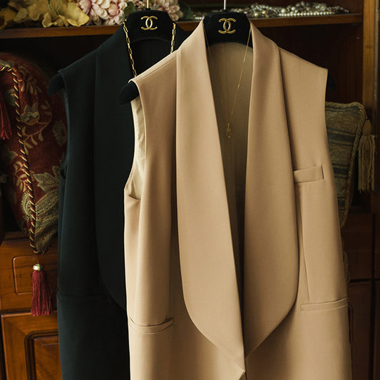 Gilet ouvert ajusté pour femmes Chic und Stil