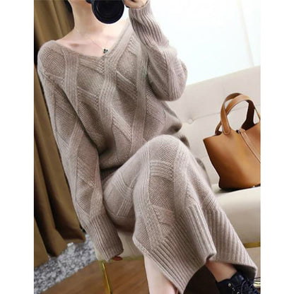 Ensemble de pull en tricot élégant pour femmes Chic und Stil