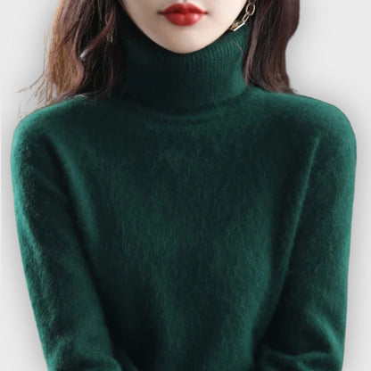 Chic und Stil | Cashmere Roll Neck Sweater