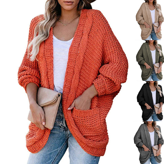 Veste en tricot pour femmes avec coupe ample et poches profondes Chic und Stil