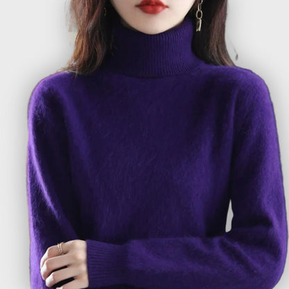 Chic und Stil | Cashmere Roll Neck Sweater