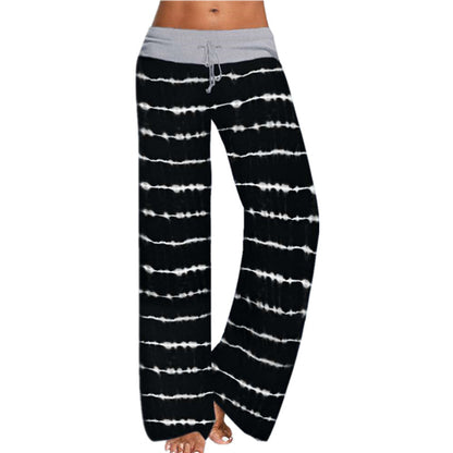 Comfortable harem pants for ladies with elastic waistband and unique batik design Chic and Style