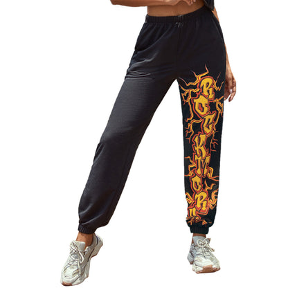Ladies Stylish Chic Graphic Jogging Pants