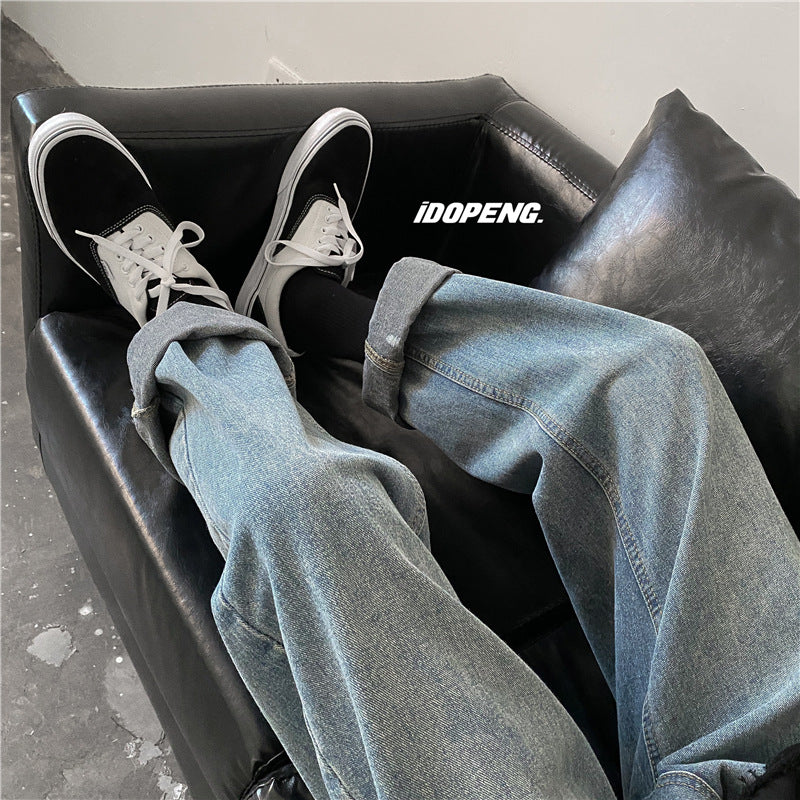 Wide denim pants for women with a high waist and relaxed fit Chic und Stil