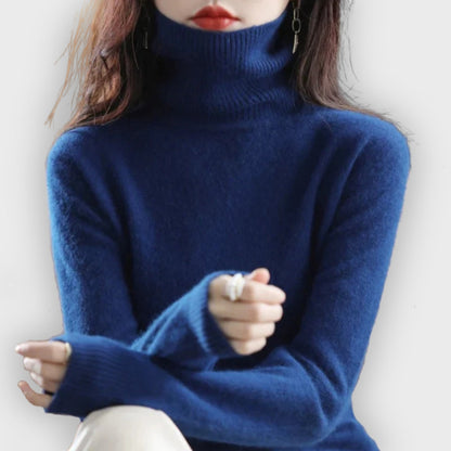 Chic und Stil | Cashmere Roll Neck Sweater