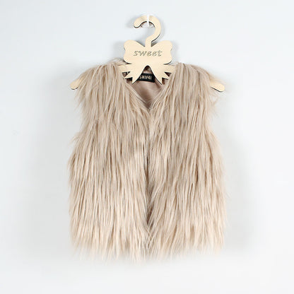 Dames Flauscher Gilet Chic und Stil