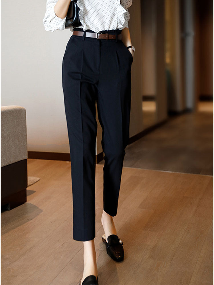 Pantalons habillés taille haute pour femmes Chic und Stil