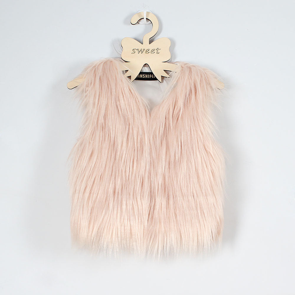 Dames Flauscher Gilet Chic und Stil