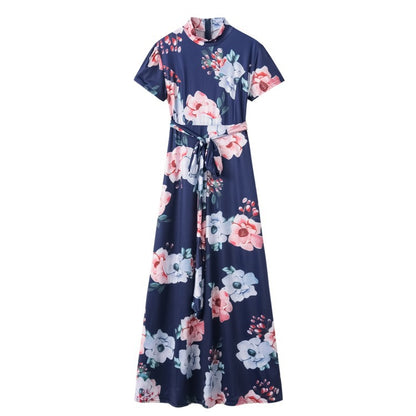 Robe maxi florale pour femmes Chic und Stil