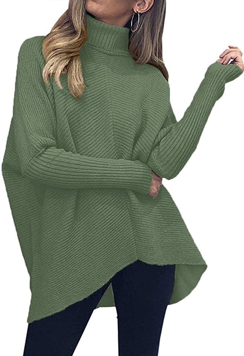 Pull en mailles surdimensionné pour femmes avec col montant et design structuré Chic und Stil